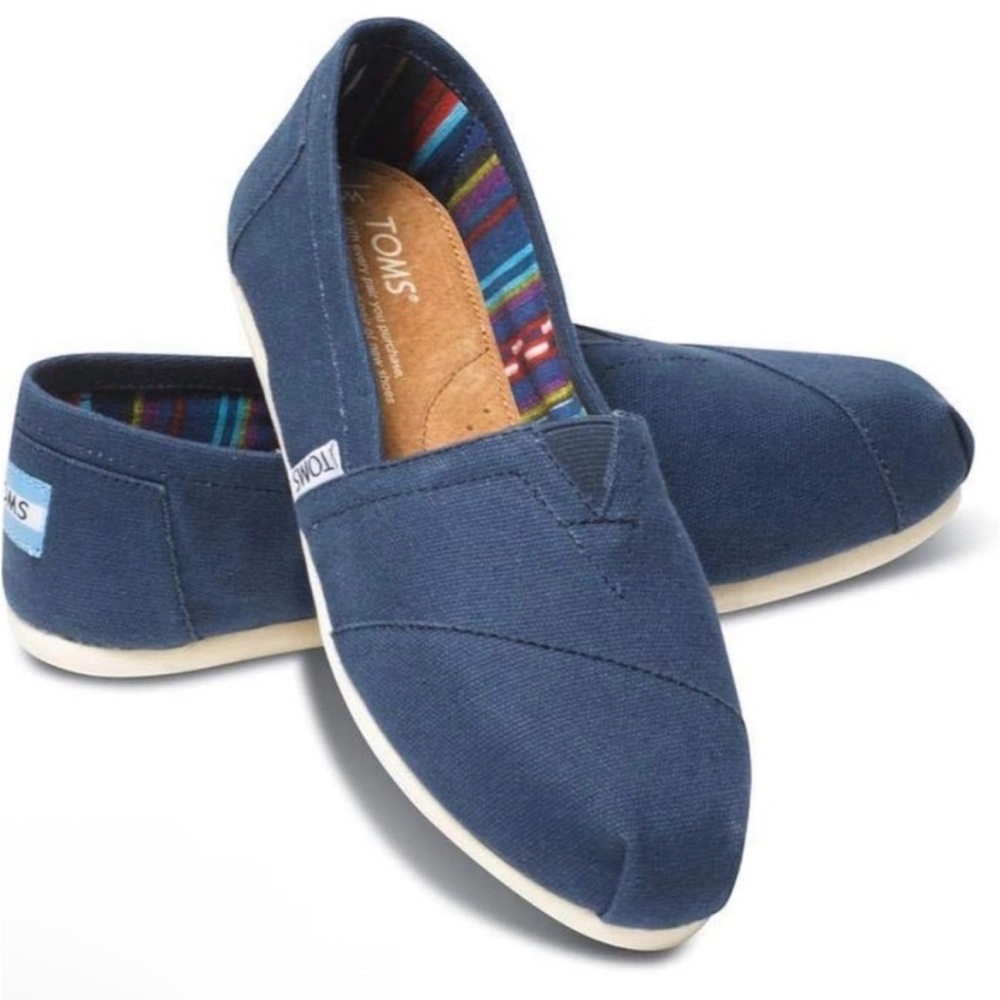 🌟NWT🌟 TOMS Alpargata Womens Navy Blue Shoes Size 8